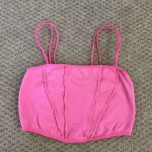 pink urban outfitters “out from under” crop top